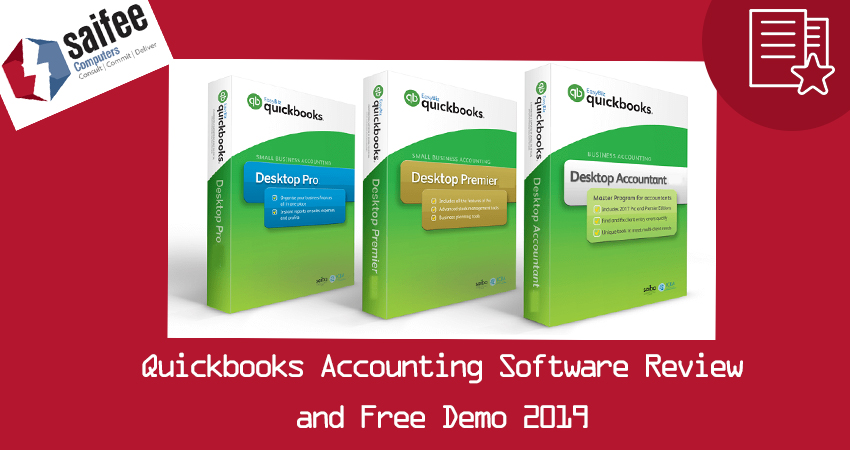 Quickbooks Accounting Software - Saifee Computers Dubai